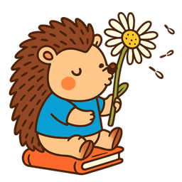 Фердин с ромашкой